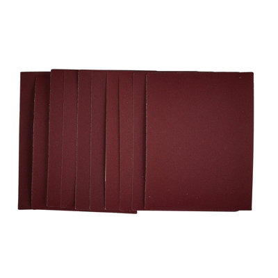 Draper 1/4 Sanding Sheets, 115 X 150Mm, 240 Grit (Pack Of 10) 54806 Grain