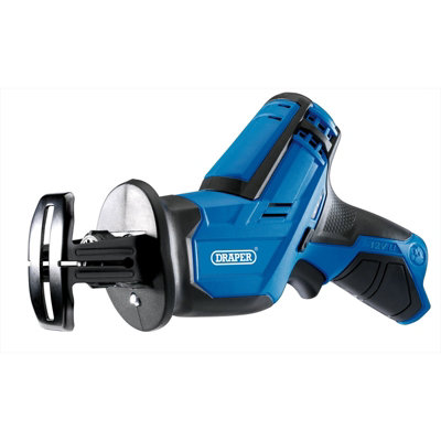 Draper 12V Cordless Reciprocating Saw Bare Unit - Blue - Wood/Metal Cutting - Variable Speed - Image 5