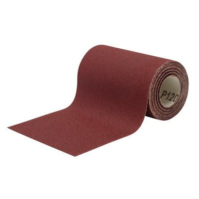 B&Q -   General Purpose Sanding Roll115mm X 5M120 Grit  89529