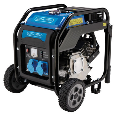 B&Q -  Petrol Open Frame Inverter Generator With Wheels3800W