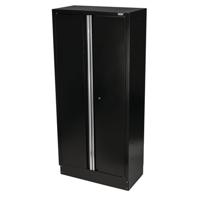 Draper Bunker Modular Tall Floor Cabinet, 2 Door, 915Mm 33166 Black