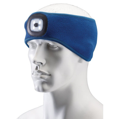 Draper Blue Headband With Usb Rechargeable Led Torch, 1W, One Medium