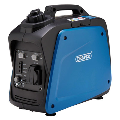Draper Petrol Inverter Generator, 700W 95176 Light