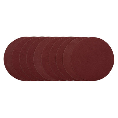 Draper  Sanding Discs200mm80 Grit (Pack Of 10) 10232 from B&Q
