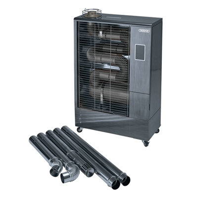 Draper 230V Far Infrared Diesel Heater With Flue Kit40,000 Btu/11.6Kw 18037 from B&Q