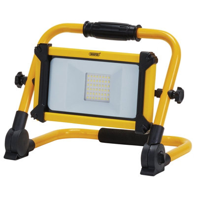 Draper  230V Rechargeable Folding Site Light30W3300 Lumens 03185 from B&Q