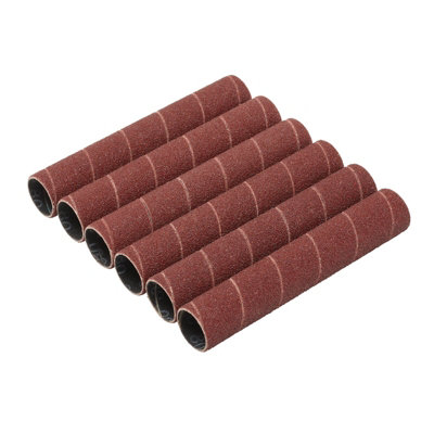 Draper Aluminium Oxide Sanding Sleeves, 19 X 115Mm, 80 Grit (Pack Of 6) 08402 Grain