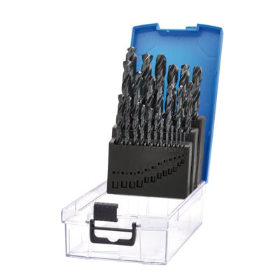 Draper Hss Drill Bit Set - 25Pcs 08853 Black Hss Drill Bit Set (25 Piece) - Image 9