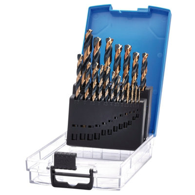 Draper Hss Turbo Titanium Drill Bit Set (19 Piece) 09104 Black