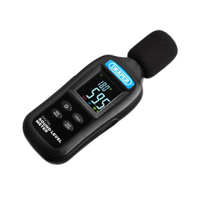 Draper 12442 Handheld Digital Sound Level Meter, 35-135dB and -20 to +70 degrees - Image 10