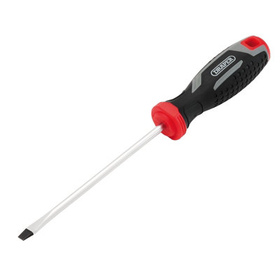Draper Slotted Soft Grip Screwdriver, Sl5.5 X 125mm 13388
