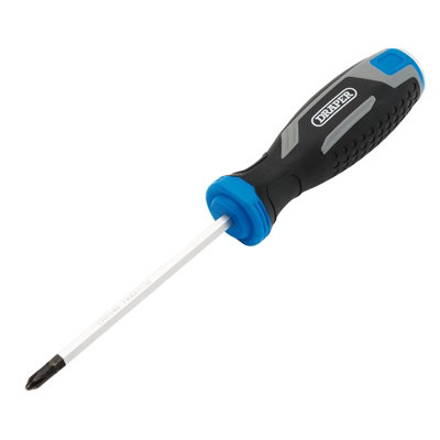 Draper Pound Thru Phillips Soft Grip Screwdriver, PH1 x 100mm - 13443 - Magnetic Tip, CRV Blade - Image 8