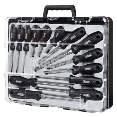 Draper Hard Grip Screwdriver Set (14 Piece) 13587 from B&Q