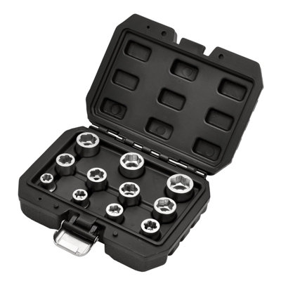 B&Q -  Bolt Extractor Socket Set3/8" Sq. Dr.  (11 Piece) 13894