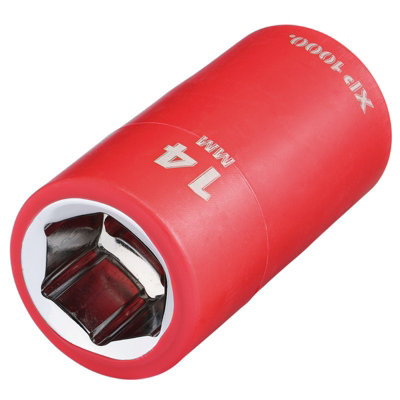Draper Expert Xp1000 Vde 14mm Socket 3/8" Drive Insulated 1000V Electric Safe from B&Q