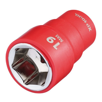 Draper Expert Xp1000 Vde 19mm Socket 3/8" Drive Insulated 1000V Electric Safe from B&Q