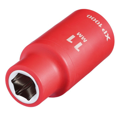 Draper Expert Xp1000 Vde 11mm Socket 1/2" Drive Chrome Vanadium Insulated 1000V from B&Q