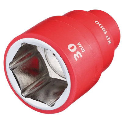 Draper Expert Xp1000 Vde 30mm Socket 1/2" Drive Chrome Vanadium Insulated 1000V from B&Q