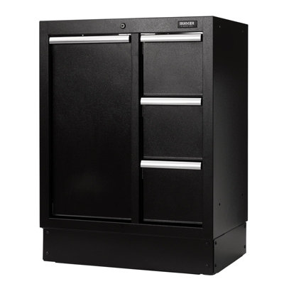 Draper Bunker Modular Power Tool Base Cabinet4 Drawer680mm from B&Q