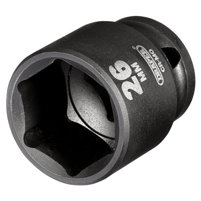 Draper Draper Hi-Torq Impact Socket1/2" Sq. Dr.26mm 20188 from B&Q