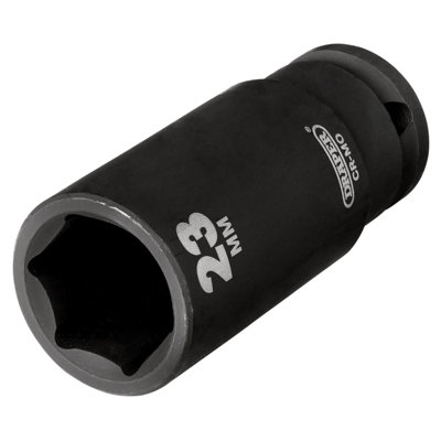 Draper Hi-Torq Deep Impact Socket1/2" Sq. Dr.23mm 20192 from B&Q