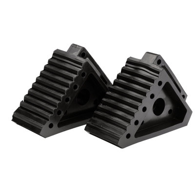 Draper Rubber Wheel Chocks, 3 Tonne (Pair) 21131 Light