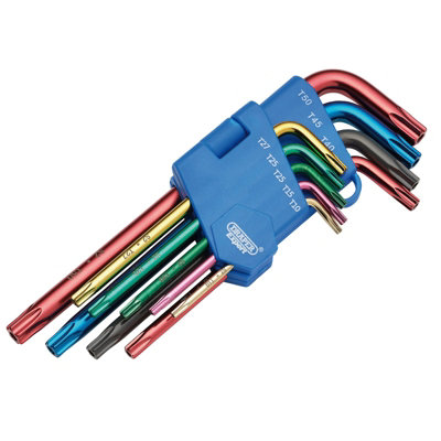 Draper 24122 Draper TX-STAR Security Coloured Hex Key Set (9 Piece) - Image 7
