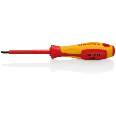 Knipex 98 12 01 Vde Insulated Robertson ScrewdriverR1 27023 from B&Q