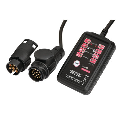 Draper 13 And 7-Pin Towbar Socket Tester 27197