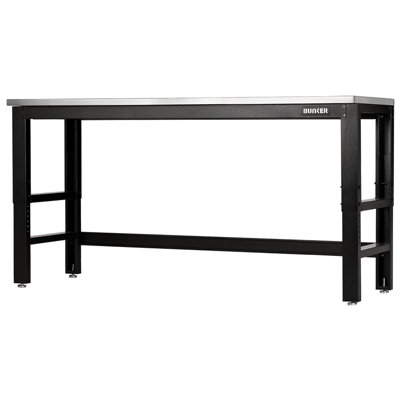 Draper Bunker Workbench With Stainless Steel Worktop1829mm 28095 from B&Q