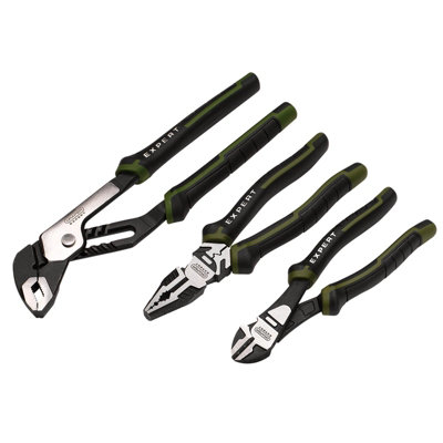 Draper Expert Pliers Set With Water Pump Plier (3 Piece) | 200Mm Combination, 190Mm Side Cutters & 250Mm Water Pump - Image 9