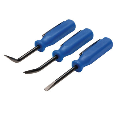 Draper Blue 3 Piece Mini Pry Bar Set - Image 9