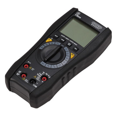 Draper Digital Multimeter Ac/dc VoltageCurrent & Resistance Tester With CapacitanceFrequencyTemperature & Ncv Detection from B&Q