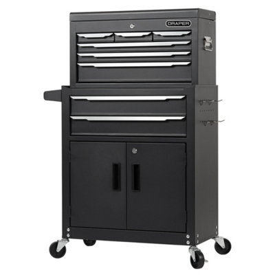 Draper 30681 Combined Roller Cabinet And Tool Chest8 Drawer24" from B&Q