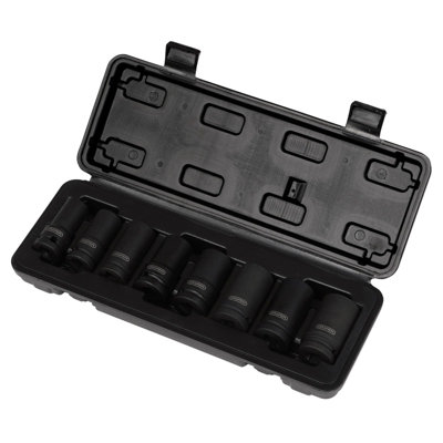 B&Q -  Locking Wheel Nut Removal Set 1/2" Sq. Dr. 8 Piece Wheel Lock Removal Kit