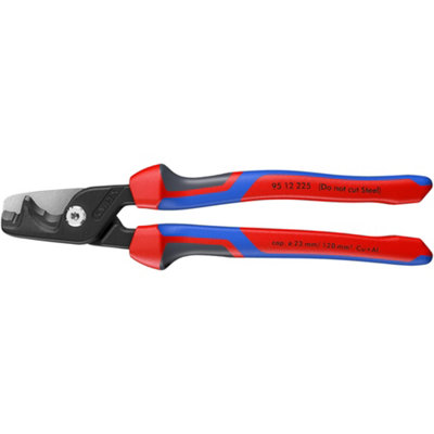 Draper 07107 Knipex 95 12 225 Stepcut Xl Cable Shears With Step Cut200mm from B&Q