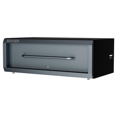 Draper Bunker K1 Heavy-Duty Van Storage Stacking ToolboxLockable Storage DrawerSold Secure & Secured By Design CertifiedGrey from B&Q