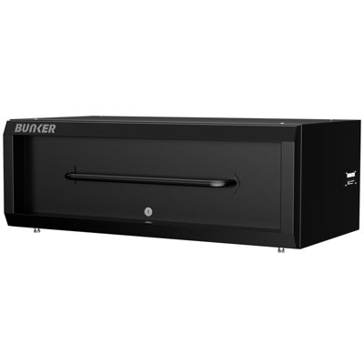 Draper Bunker K1 Heavy-Duty Van Storage Stacking ToolboxLockable Storage DrawerSold Secure & Secured By Design CertifiedBlack from B&Q