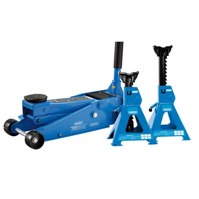 B&Q -  Trolley Jack And Axle Stand Kit (3 Tonne) 07290