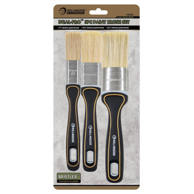 B&Q -  08142 Rollingdog Dual-Pro 8482 Dp1000 Paint Brush Set (3 Piece)