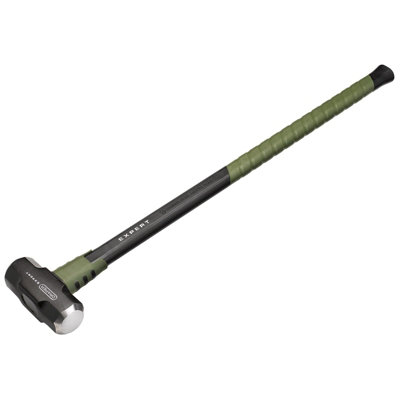 Draper Expert 3.2Kg/7Lb Sledge Hammer Forged Steel Core Fibreglass Handle from B&Q
