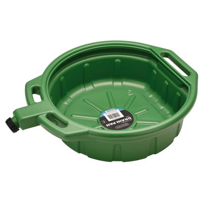 Draper Antifreeze Drain Pan 8L Heavy Duty Fluid Collection Tray from B&Q