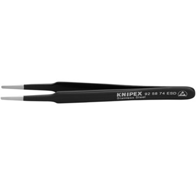 Draper Tools Black Knipex 92 58 74 Esd Universal Tweezers 118Mm 23362 - Image 3