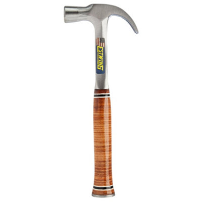 Estwing E24C Curved Claw English Pattern Hammer With Leather Grip24Oz/672G from B&Q