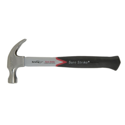 Estwing Emrf16C Sure Strike Curved Claw Hammer With Fibreglass Handle16Oz/448G from B&Q