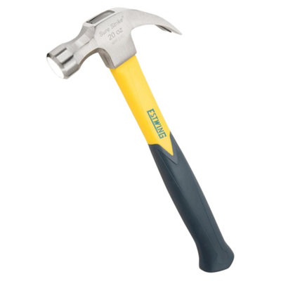 Estwing Emrf20C Sure Strike Curved Claw Hammer With Fibreglass Handle20Oz/567G from B&Q