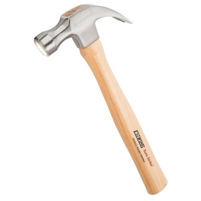 Estwing Emrw20C Sure Strike Curved Claw Hammer With Hickory Handle20Oz/570G from B&Q