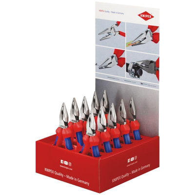 Draper 25001 Knipex 00 01 V38 Counter Display 6 Parts, 200Mm Size 18