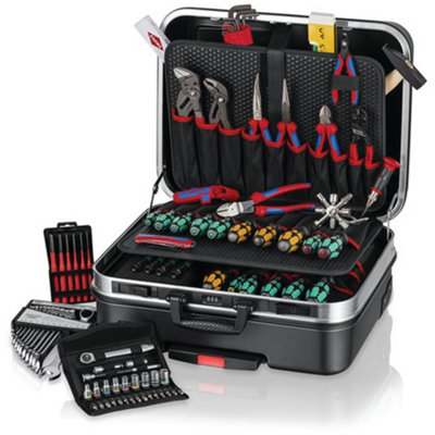 Draper Tools Black Knipex 00 21 06 M Tool Case “Big Basic Move” Mechanic 90 Parts Pk 1 25022 - Image 3