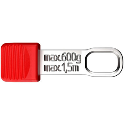 KNIPEX 25154 KNIPEX 00 62 10 TR TetheredTool Clips Red (10 Pieces), 30mm - Image 4